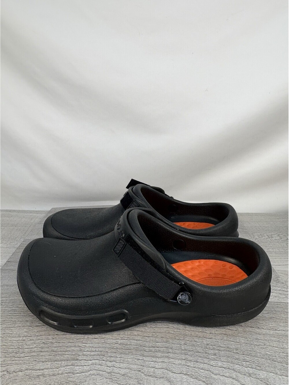 Crocs Bistro Pro LiteRide work clogs in black. Men’s US 11 (women’s 13